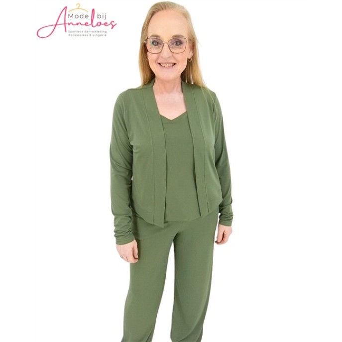 Z Batida kort vest 2467 Khaki